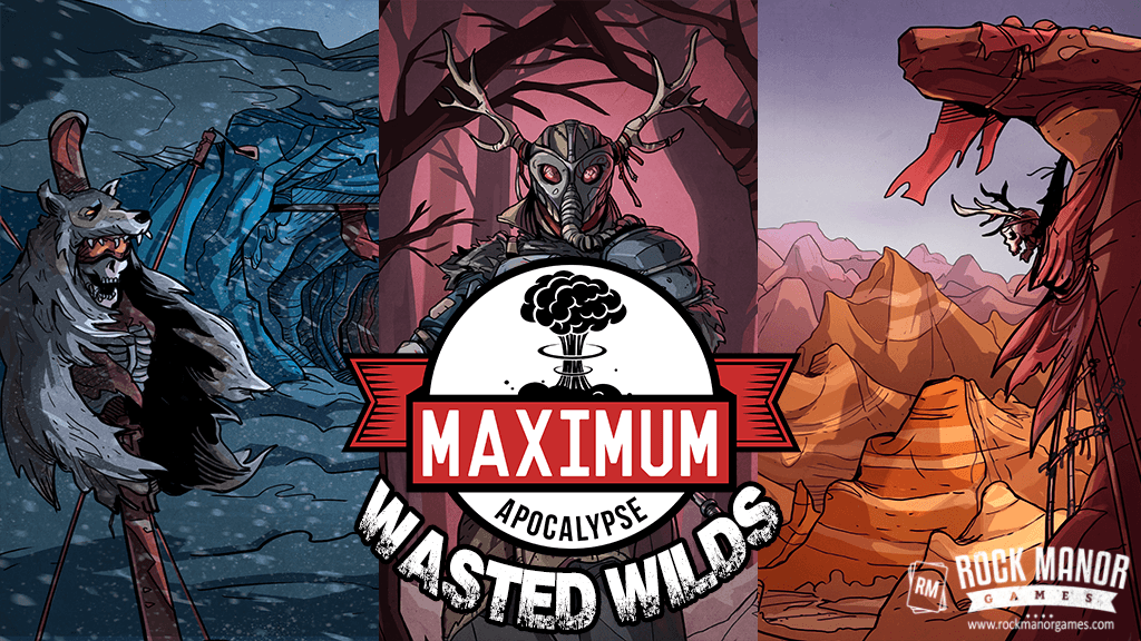 Maximum Apocalypse: Wasted Wilds Bundle (Kickstarter Pre-Order Special) Kickstarter Board Game Rock Manor Games KS000832B