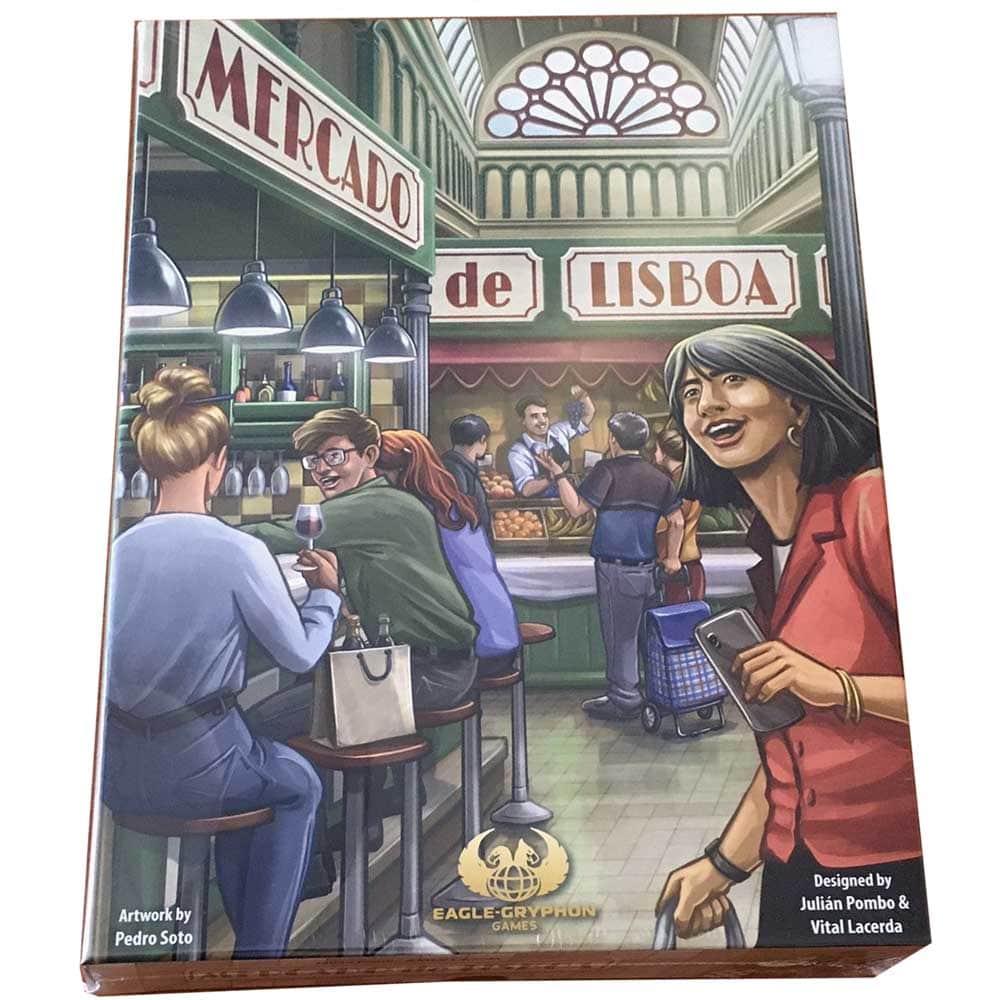 حزمة Mercado De Lisboa (طلب خاص لطلب مسبق من Kickstarter) لعبة Kickstarter Board Eagle Gryphon Games KS000633C