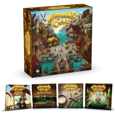 Kauppiaat Cove All-In Pledge Plus Dragon Rancher -paketti (Kickstarter Special) Kickstarter Board Game Final Frontier Games KS000974a