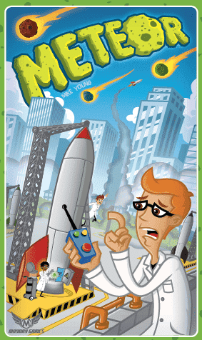 Meteor -Einzelhandelsbrettspiel Mayday Games
