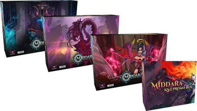 Middara: Todos os três Atos Praço de Jogos (Kickstarter Pré-encomenda especial) Game Game, Jogos do Kickstarter, Jogos, Jogos de Tábua do Kickstarter, jogos de tabuleiro, jogos de tabuleiro, Succubus Publishing, Middara não intencional malum - Ato 1, os Jogos Steward Loja de edição do kickstarter, pontos de ação, jogos cooperativos Succubus Publishing