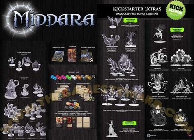 Middara (jogo de tabuleiro do Kickstarter pré-encomenda) do Kickstarter Succubus Publishing
