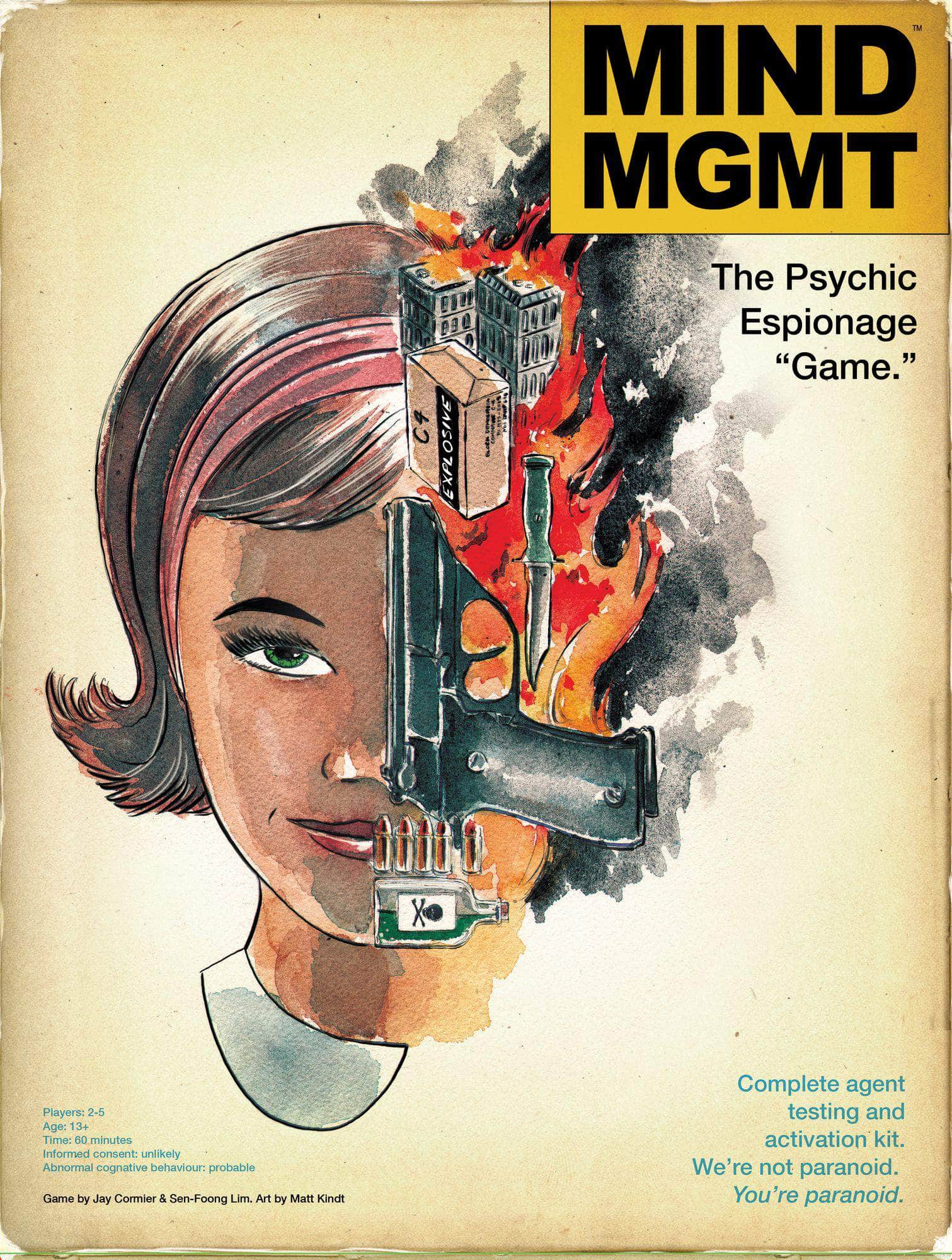Mind Mgmt：Deluxe Edition（Kickstarter预购特别节目）Kickstarter棋盘游戏 Off The Page Games KS001146A