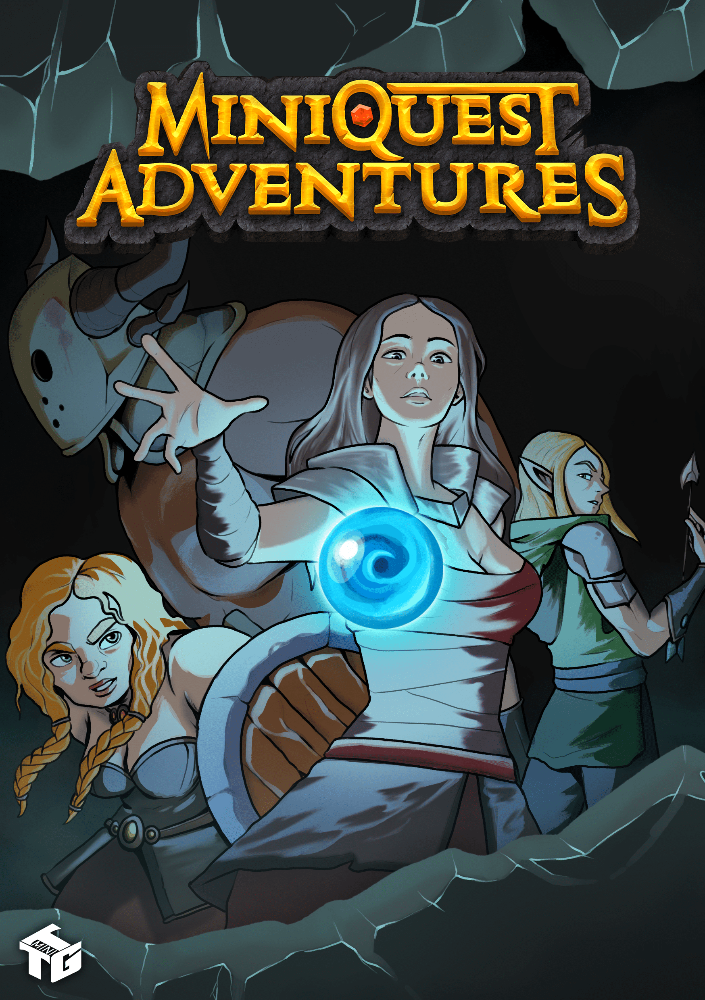 Miniquest Adventures: Deluxe Edition (Kickstarter Special) Kickstarter Board Game Mini Tabletop Games KS001293A