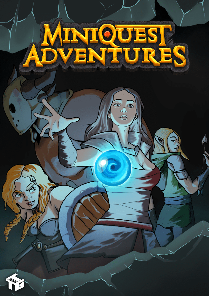 Miniquest Adventures: Deluxe Edition (Kickstarter Special) เกมกระดาน Kickstarter เกม Mini Tabletop เกม KS001293A