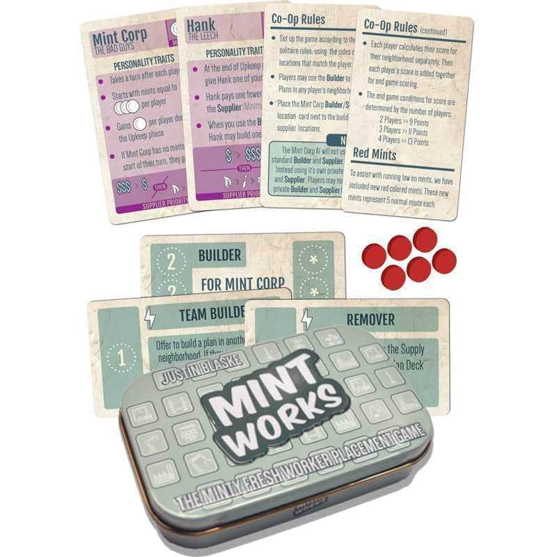 حزم Mint Works Plus الترويجية (Kickstarter Special) لعبة Kickstarter Board Five24 Labs 0030656819169 KS000021C