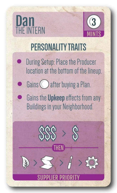 Mint Works: Tantrum House Intern Promo (Kickstarter Special) Kickstarter Board Game Expansion Poketto KS001149A