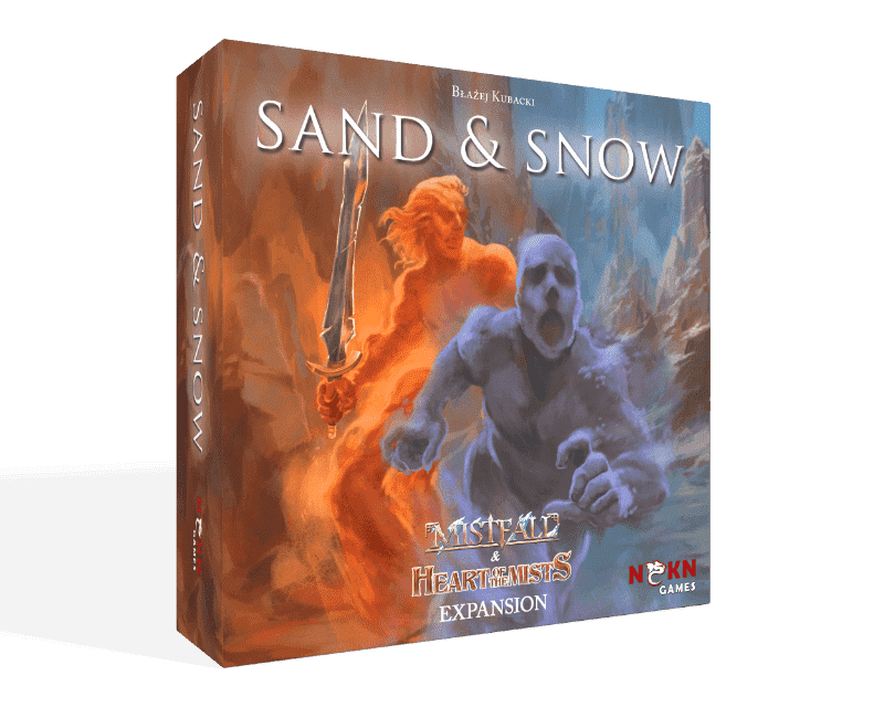 MistFall: Coração do Mists Sand and Snow Expansion Board Game NSKN Games