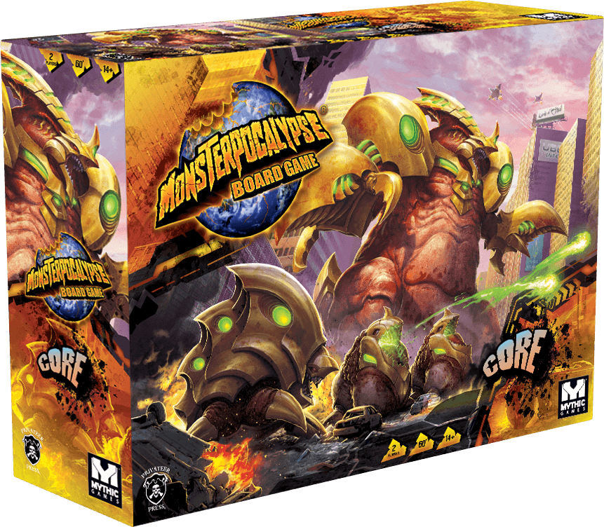 Monsterpocalypse: Total Apocalypse Pledge Bundle (طلب خاص لطلب مسبق من Kickstarter) لعبة Kickstarter Board Mythic Games KS001196A