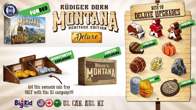 Montana: Heritage Edition (Kickstarter Pre-Order Special) Juego de mesa de Kickstarter White Goblin Games