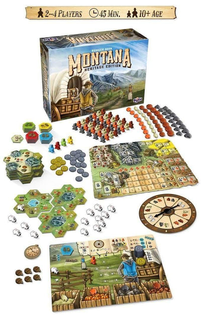 Montana: Heritage Edition (Kickstarter pré-encomenda especial) Kickstarter Board Game Games White Goblin