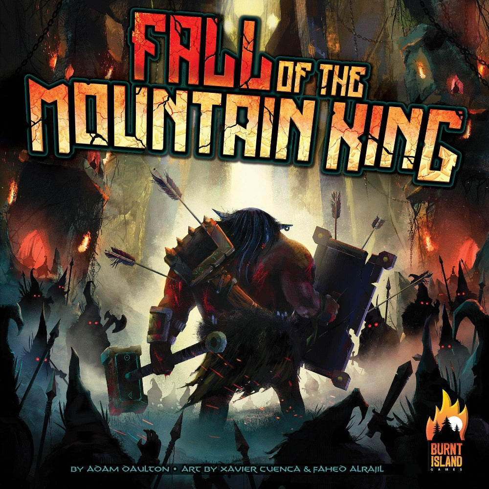 Mountain King: Fall of the Mountain King Plus Champions Mini-ExpanSion Bundle (Kickstarter pré-encomenda especial) jogo de tabuleiro Kickstarter Burnt Island Games KS000929C