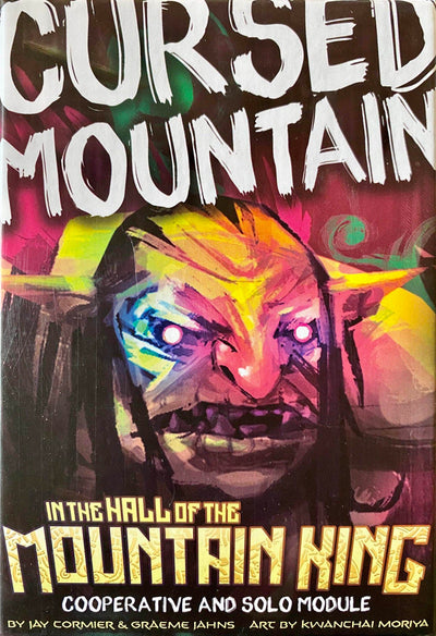 Mountain King: In The Hall of The Mountain King Cursed Mountain Solo Play Module (Kickstarter Pre-Order Special) Kickstarter Board Game Expansion Burnt Island Games KS000929D