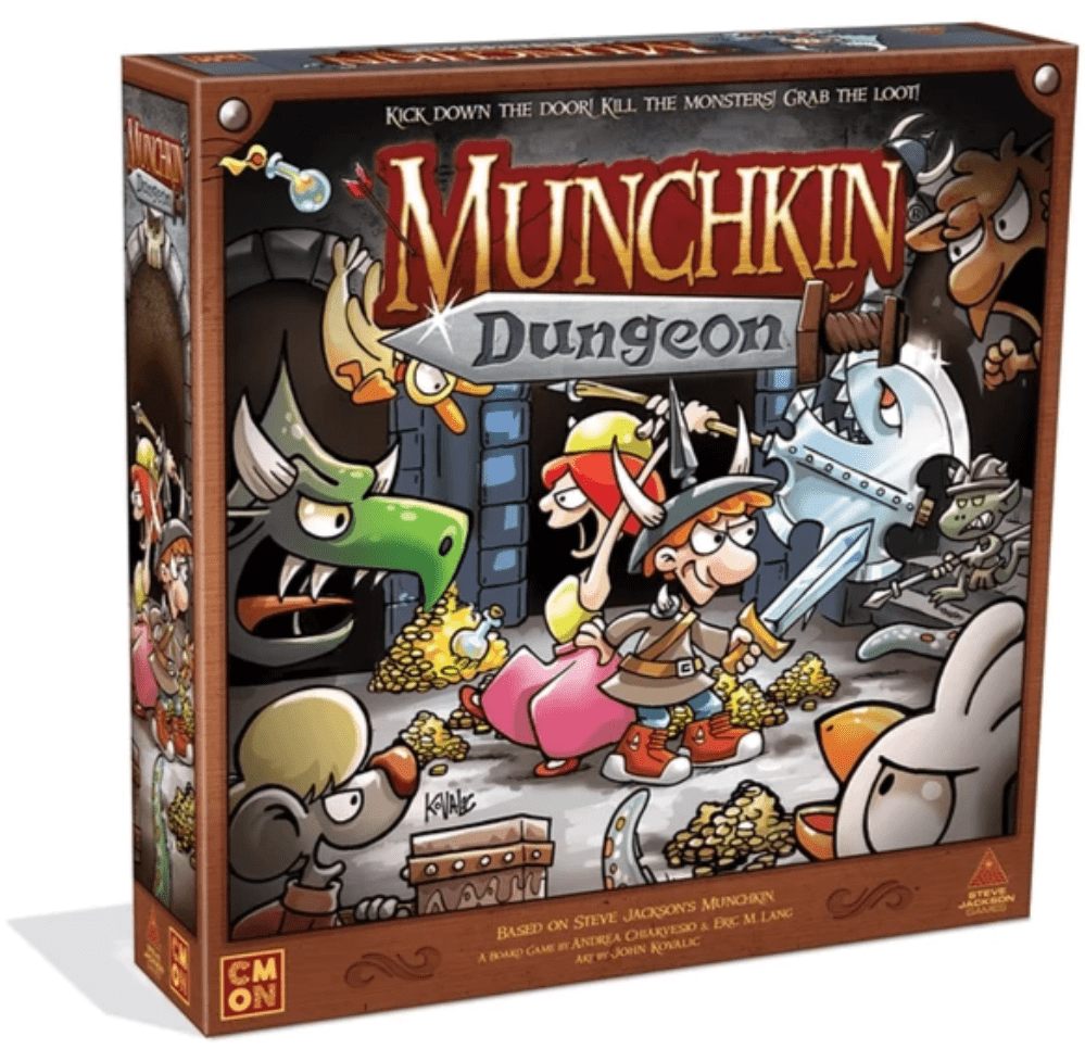 Munchkin Dungeon: Advanced Dangrers & Dungeons Bundle (Kickstarter Pre-Order Special) Game Board Geek, Kickstarter Games, Giochi, Kickstarter Board Games, Giochi di tavolo, CMON Limitato, Steve Jackson Games, Munchkin Dungeon, i giochi Steward Shop Edition Kickstarter, prendi quei giochi CMON Limitato