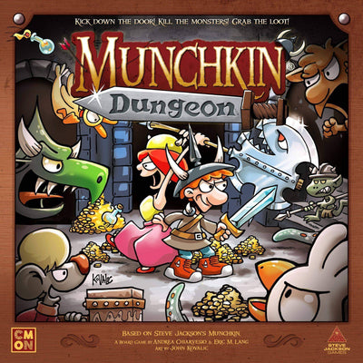 Munchkin Dungeon: סכנות מתקדמות וצינוקים משכון Bundle (Kickstarter Special הזמנה מוקדמת) CMON מוגבל, Steve Jackson Games, Dungeon Munchkin, המשחקים Steward חנות מהדורת Kickstarter, קח את המשחקים האלה CMON מוגבל
