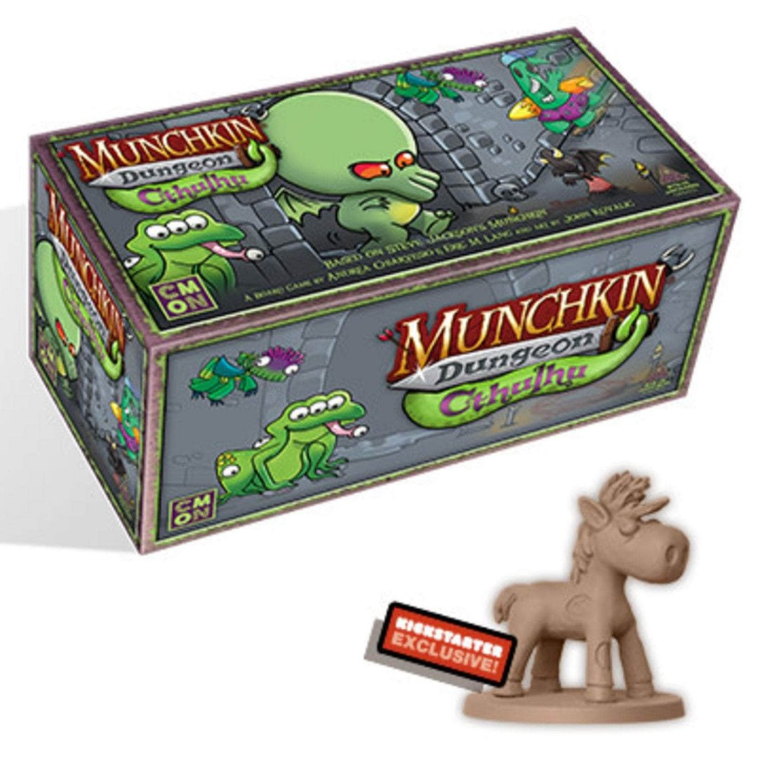 Munchkin Dungeon: Cthulhu Bundle (Kickstarter Pre-Order Special) การขยายเกมกระดาน Kickstarter CMON KS000838F