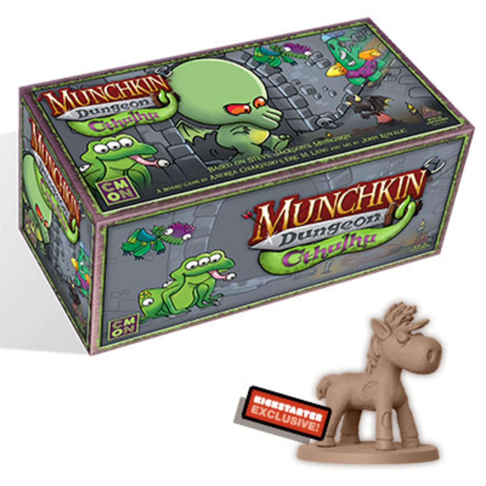 Munchkin Dungeon: Cthulhu Bundle (Kickstarter pre-pedido especial) Expansión del juego de mesa de Kickstarter CMON KS000838F
