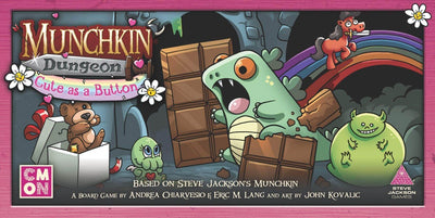 Munchkin Dungeon : 귀여운 버튼 (소매 선주문 에디션) 소매 보드 게임 확장 CMON KS000838G