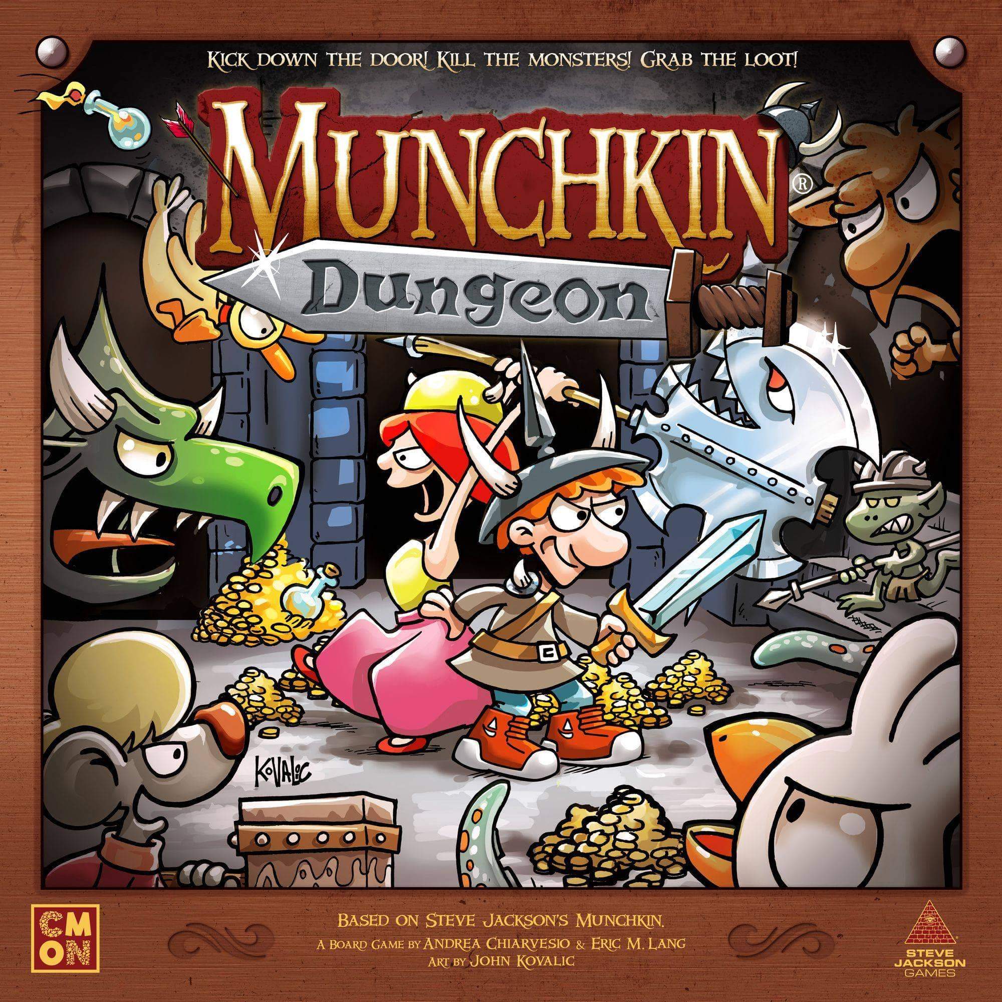 Munchkin Dungeon Advanced Dangers & Dungeons engage le jeu de société  Kickstarter - The Game Steward