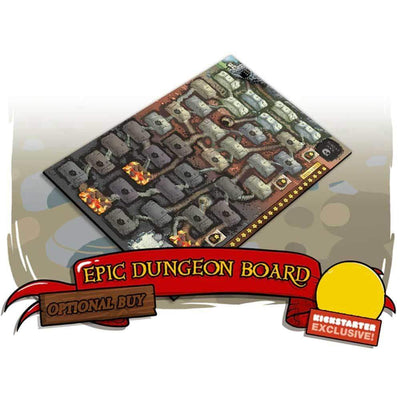 Dungeon Munchkin: לוח אפי (Kickstarter Special)