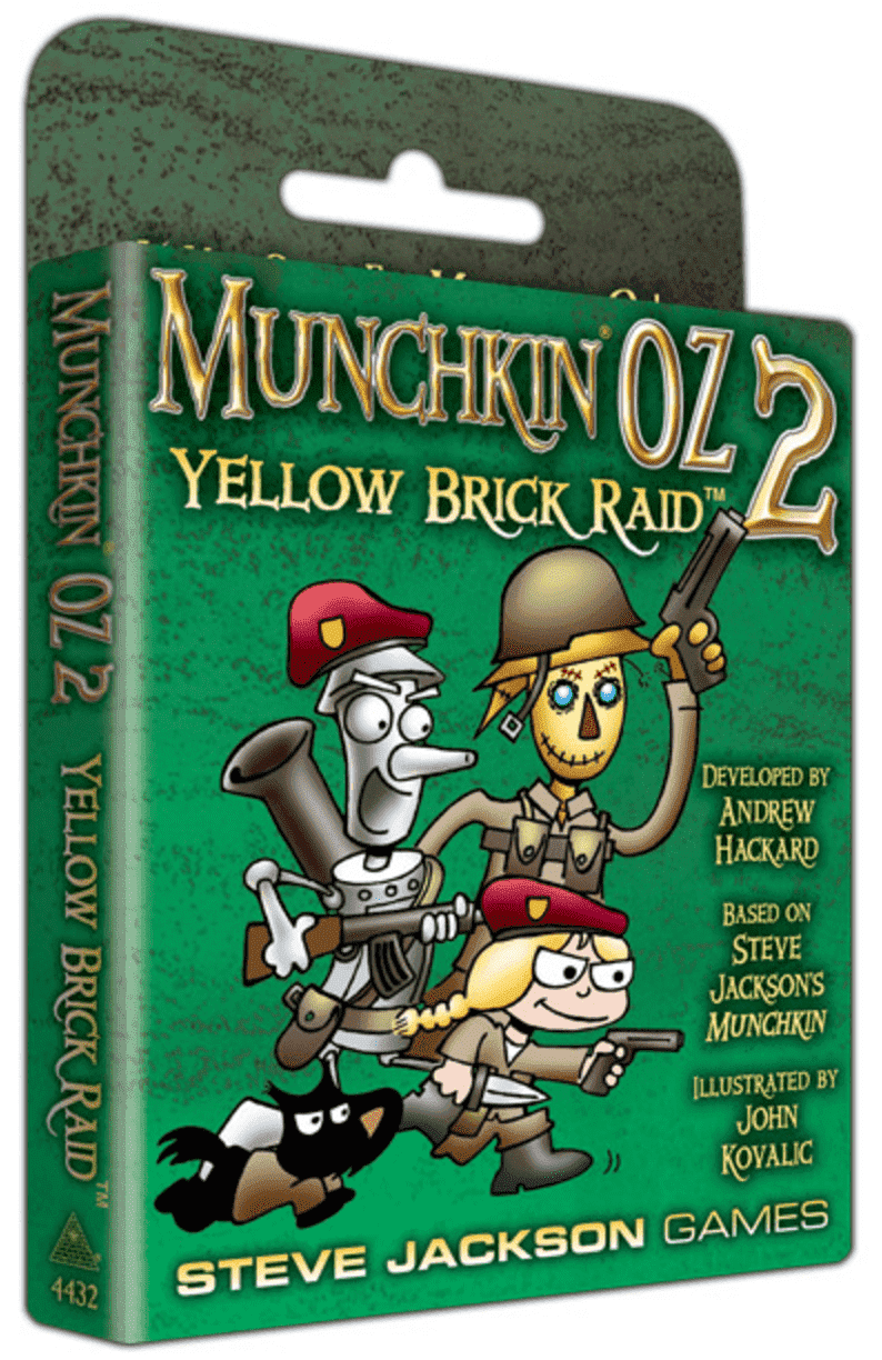Munchkin Oz 2: Juego de tarjetas minoristas de Raid de ladrillo amarillo Steve Jackson Games