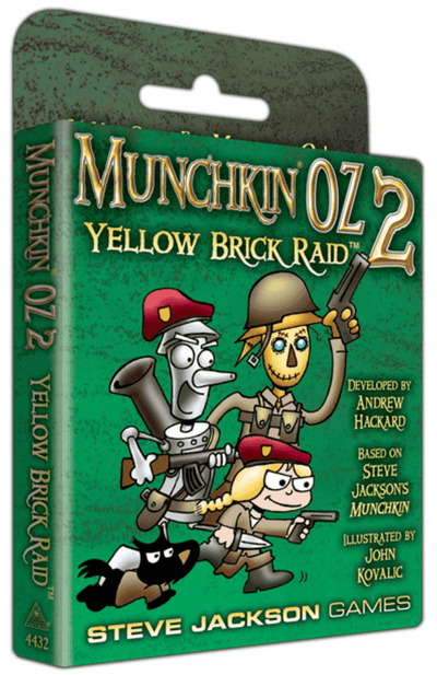Munchkin Oz 2: Sárga tégla raid kiskereskedelmi kártyajáték Steve Jackson Games