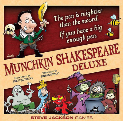 Munchkin Shakespeare:  Shakespearean Player Pledge Bundle (Kickstarter Special) Kickstarter Board Game Steve Jackson Games 0091037863454 KS800708A