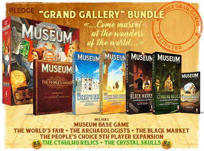 Museo: Grand Gallery Pledge (Kickstarter ennakkotilaus Special) Kickstarter Board Game Holy Grail Games