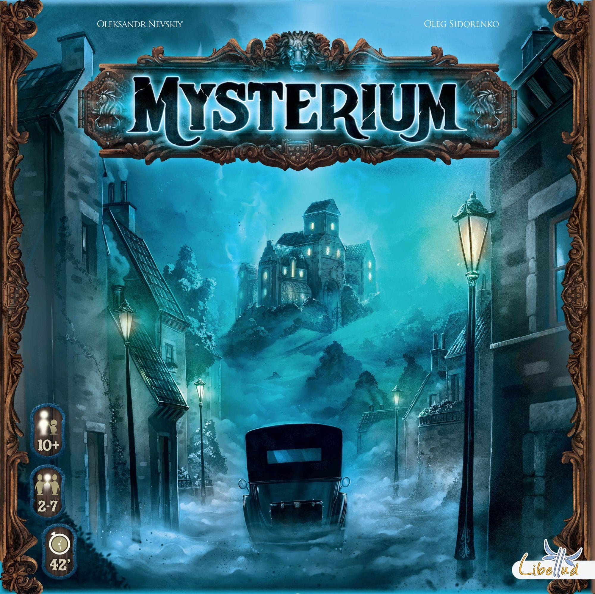 Mysterium vähittäiskaupan lautapeli Libellud, ADC Blackfire Entertainment, Asmodee, Bergsala Enigma, Esdevium, F2Z Digital Media, Filosofia Éditions, Galápagos Jogos, Gém Klub Kft., GoKids ????, kaissa shakki ja pelit, Lautapelit.fi, Morapiaf, Z-Man Games KS800470A