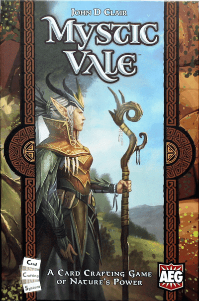 Mystic Vale Alderac Entertainment Group (AEG) Korttipelin geek, pelit, korttipelit, Alderac Entertainment Group AEG , Pegasus Spiele, Mystic Vale, pelit Steward, Kannen uima -allas, paina onnea pelejäsi, John D Clair