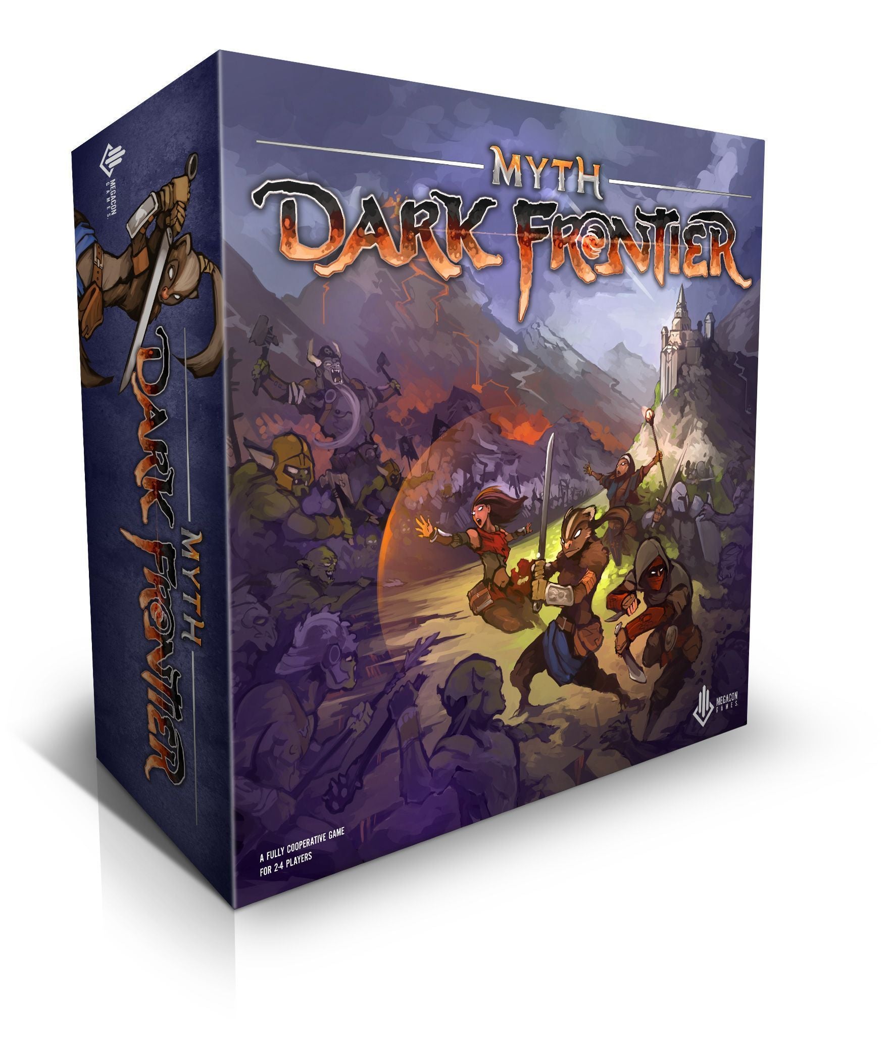 Mítosz: Sötét Frontier (Kickstarter Special) társasjáték -geek, Kickstarter játékok, játékok, Kickstarter társasjátékok, társasjátékok, MegaCon Games, Mítosz Dark Frontier, a játékok Steward Kickstarter Edition üzlet, területmozgás, szövetkezeti játék MegaCon Games