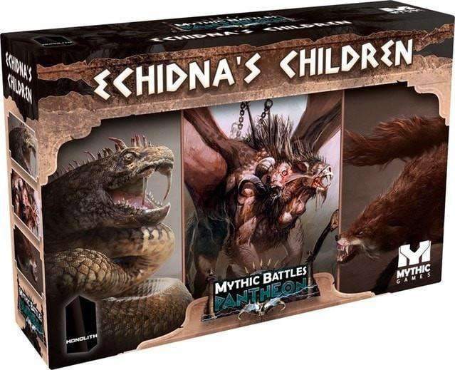 신화 전투 Pantheon : Echidna 's Children (MBP14) 소매 보드 게임 Monolith