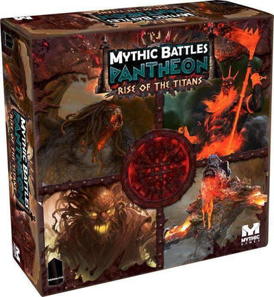 المعارك الأسطورية: Pantheon God Pledge بالإضافة إلى Typhon Bundle (Kickstarter Special) لعبة Kickstarter Board Monolith