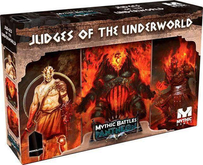 Mythische Schlachten: Pantheon God Pledge plus Typhon -Bündel (Kickstarter Special) Kickstarter -Brettspiel Monolith