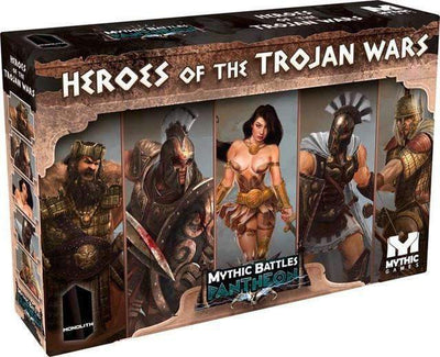 Pantheon de batalhas míticas: heróis da guerra de Trojan (MBP10) jogo de tabuleiro de varejo Monolith