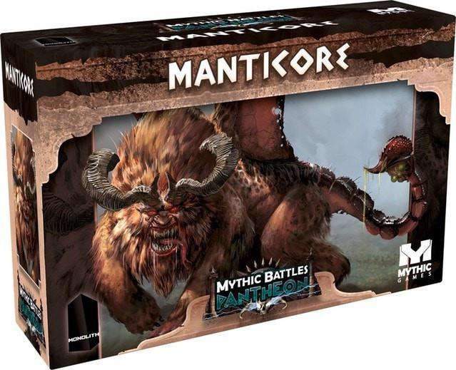 Batallas míticas Panteón: Manticore (MBP03) (Kickstarter Special) Juego de mesa de Kickstarter Monolith