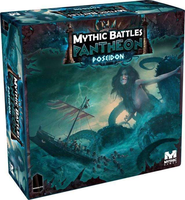 Mythic -Schlachten Pantheon: Poseidon -Erweiterung (MBP09) (Kickstarter Special) Kickstarter -Brettspiel Monolith