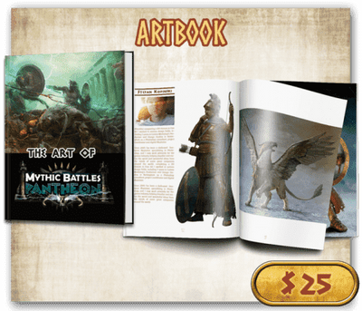 Panteão de batalhas míticas: a arte das batalhas míticas (MBP27) (Kickstarter Special) Kickstarter Board Game Suplemento Monolith