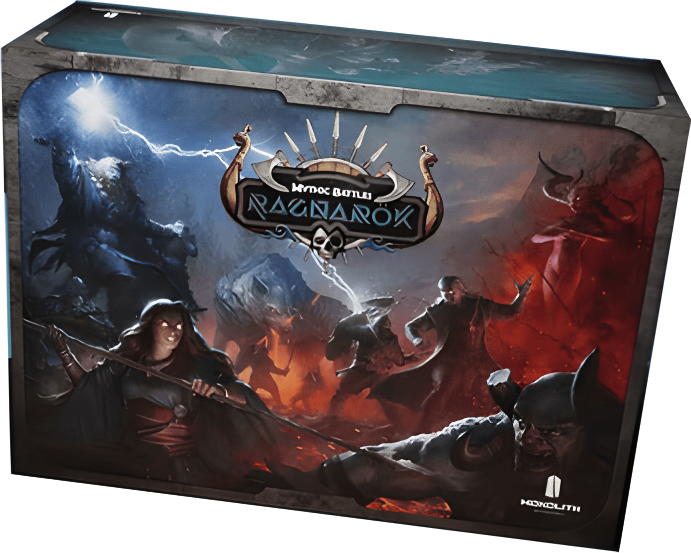 Mythische Schlachten: Ragnarok Norse God Pledge (Kickstarter vorbestellt) Kickstarter-Brettspiel Monolith KS001151G