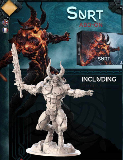 Mythische Schlachten: Ragnarok Surt (Kickstarter-Vorbestellungsspezialitäten) Kickstarter-Brettspiel-Erweiterung Monolith KS001151f