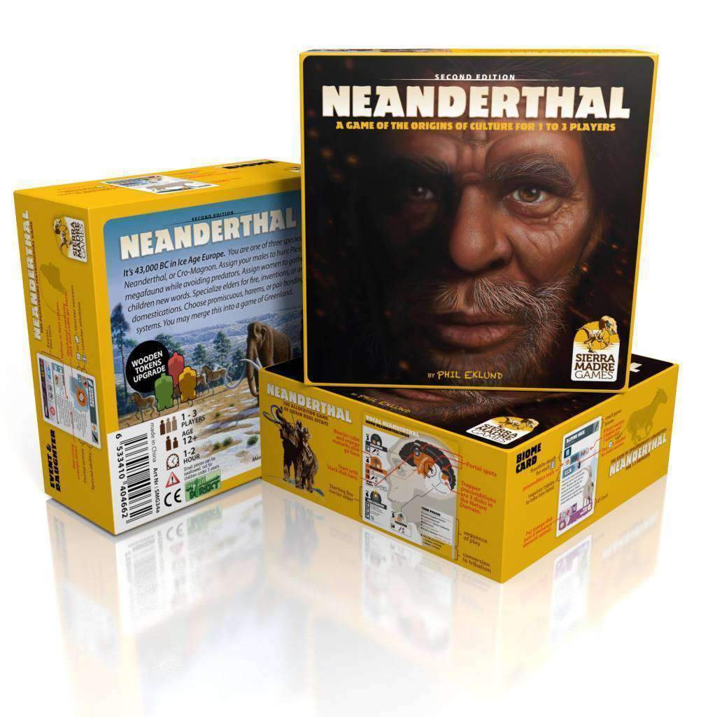 Neanderthal (Kickstarter pre-orden especial) Juego de mesa de Kickstarter Fox in the Box