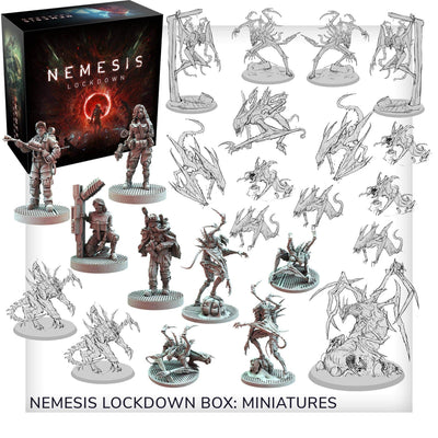 Nemesis: Gameplay All-In Pledge Bundle (Kickstarter Pre-Order Special) Kickstarter Board Game Awaken Realms KS000743D