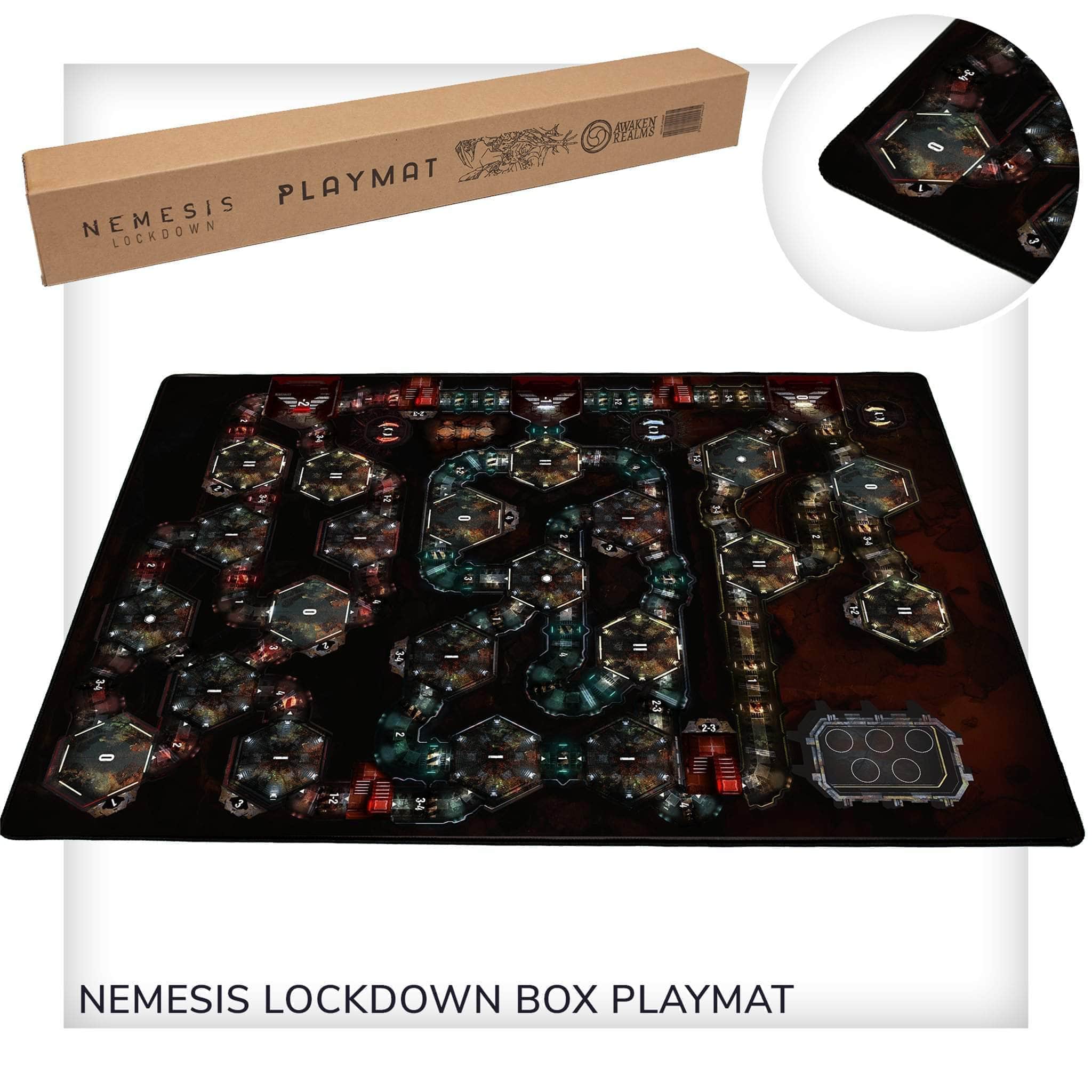 Kickstarter限定　プレイマット　異界月 Nemesis: Lockdown ネオプレン プレイ マット キックスターター ボード