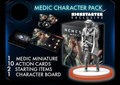 Nemesis: Medizinerweiterung (Kickstarter-Vorbestellungsspezialitäten) Kickstarter-Brettspielexpansion Awaken Realms Nemafm001 KS000743i