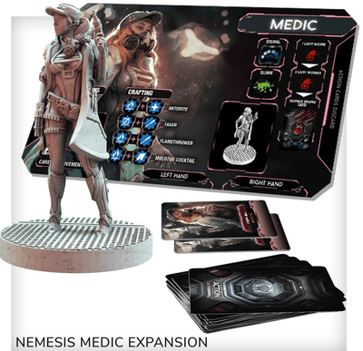 Nemesis: Medizinerweiterung (Kickstarter-Vorbestellungsspezialitäten) Kickstarter-Brettspielexpansion Awaken Realms Nemafm001 KS000743i