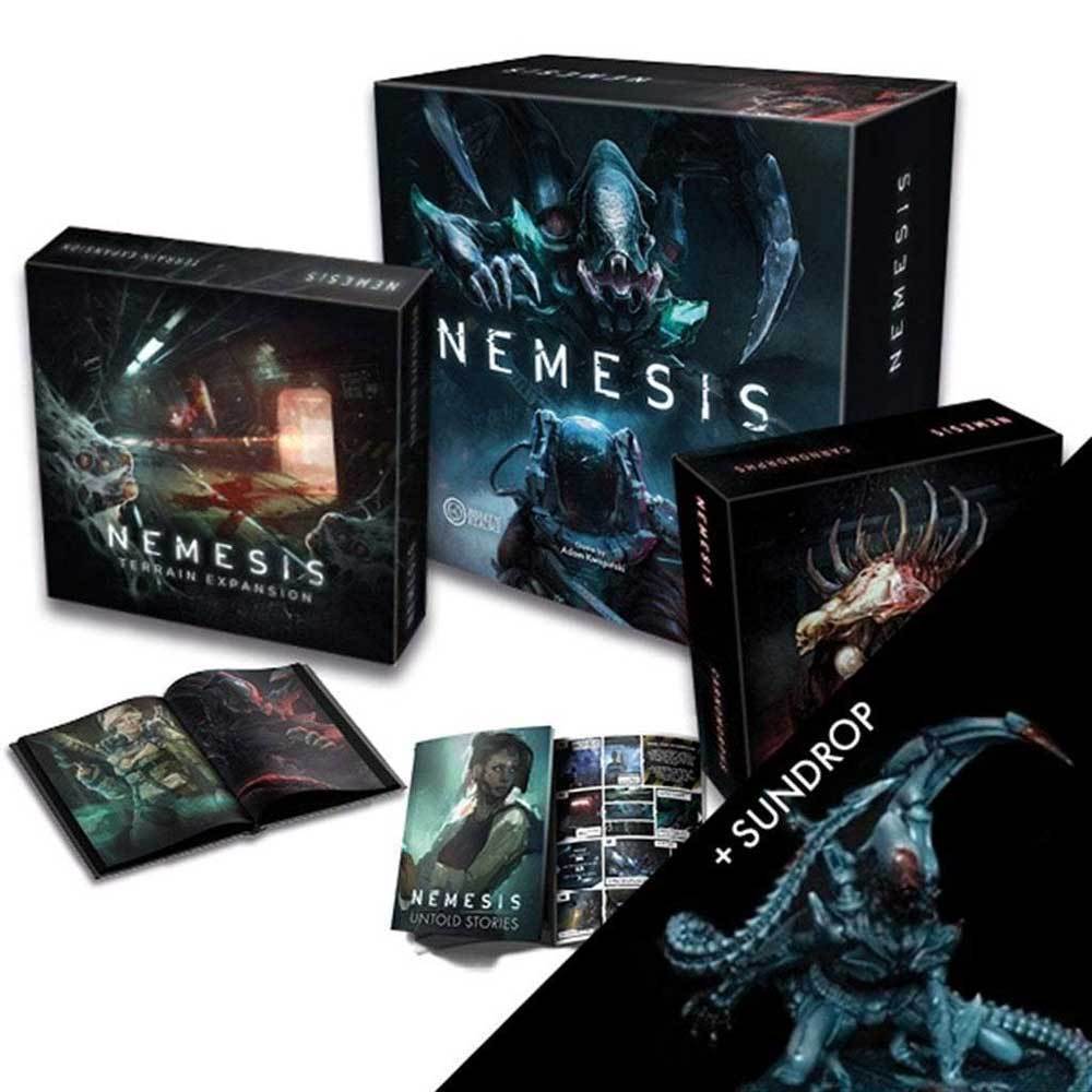 Nemesis: Sundrop-Eindringling All in Pledge Bündel (Kickstarter vorbestellt) Kickstarter-Brettspiel Awaken Realms