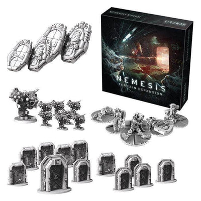 Nemesis: Terrain Cosmetic Expansion (طلب خاص لطلب مسبق من Kickstarter) توسيع لعبة Kickstarter Board Awaken Realms 5907222999233 KS000743L