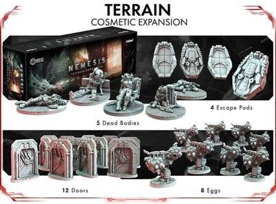 Nemesis: terrein cosmetische uitbreiding (Kickstarter pre-order special) Kickstarter Board Game-uitbreiding Awaken Realms 5907222999233 KS000743L