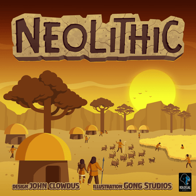 Neolithic + תרבויות מתקדמות קופסה פתוחה Ding &amp; Dent Bundle (Kickstarter Special) משחק לוח קיקסטארטר Small Box Games