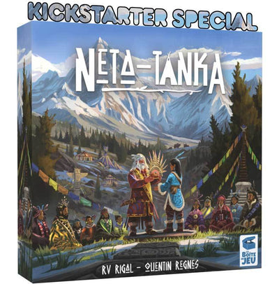 Neta Tanka: Deluxe Pledge (Kickstarter Pre-Order Special) Board Game Geek, Kickstarter Games, Games, Kickstarter Board Games, Board Games, La Boite de Jeu, Neta Tanka, The Games Steward, Set collection, Worker Placement Games La Boite de Jeu